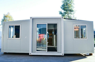 Casa prefabbricata mobile 36 mq con 2 camere da letto, wc, doccia e cucina