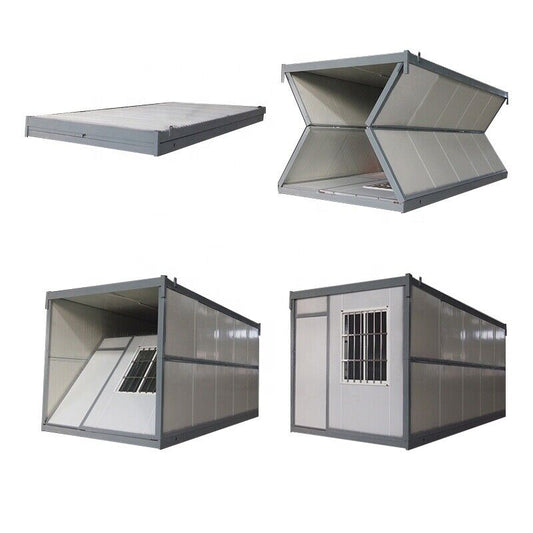 Casa, modulo mobile, ufficio box prefabbricato, container pieghevole, 15mq