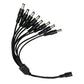 Cavo splitter  sdoppiatore  alimentazione per telecamere a 4 5 o 8 uscite