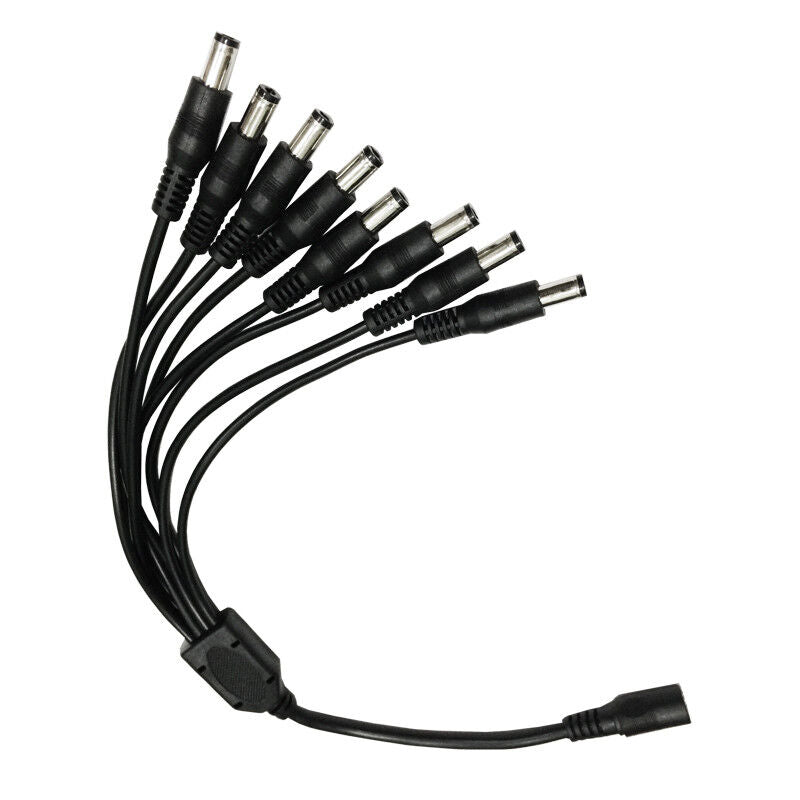 Cavo splitter  sdoppiatore  alimentazione per telecamere a 4 5 o 8 uscite