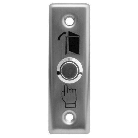 Pulsante tasto interruttore apri porta slim sottile controllo accessi