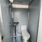 Bagno prefabbricato monoblocco, Cabina servizi coibentata, WC doccia lavandino