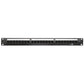 Pannello patch CAT6 a 24 porte + Keystone, patch panel per armadio rack 1U