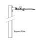 Armatura faro lampione stradale led 75W, 150W e 200 watt con fotocellula, IP66
