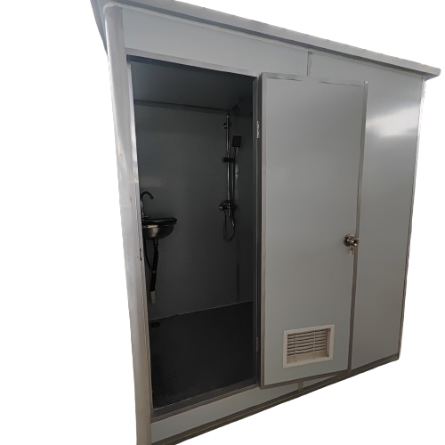 Bagno prefabbricato monoblocco 2m, Cabina servizi coibentata,WC doccia lavandino