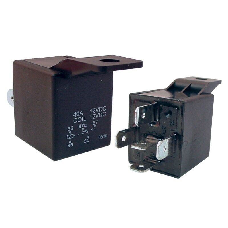 Relè Relay di commutazione per Auto 5 pin contatti 40 Amp 12 V, 2 pezzi