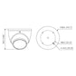 Telecamera TVCC IP 8MP dome turret con intelligenza artificiale IA OEMdahua