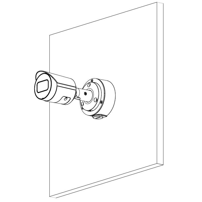 Telecamera di videosorveglianza IP mini bullet 4 MP,  ottica fissa 2,8 mm OEMdah