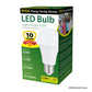Lampadina led 6,5 W, luce calda 3000K, attacco grande E27, lunga durata