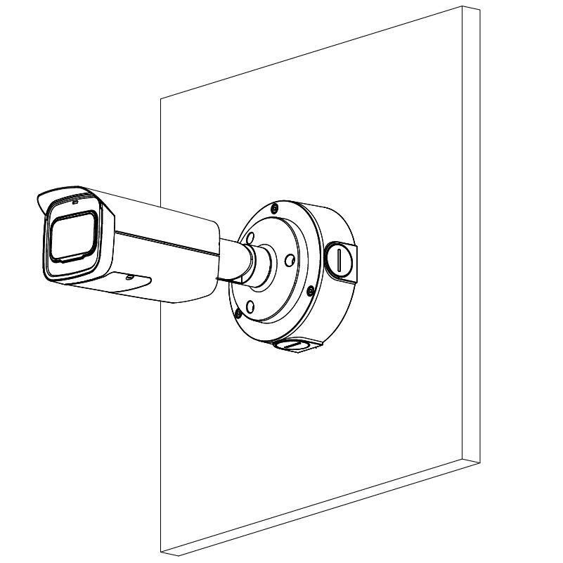 Telecamera TVCC IP videosorveglianza bullet 8mp ottica motorizzata varifocale