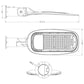 Armatura stradale faro lampione AVOL 50/100/150/200W, tecnologia Philips 6000K