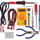 Kit saldatura e riparazione - 9 pezzi - con MULTIMETRO e PINZE