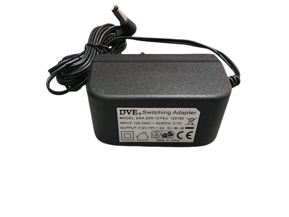 Alimentatore 12V da 0,35A, 0,5A, 1A, 1,5A, 2A, 5A, 1 pezzo presa