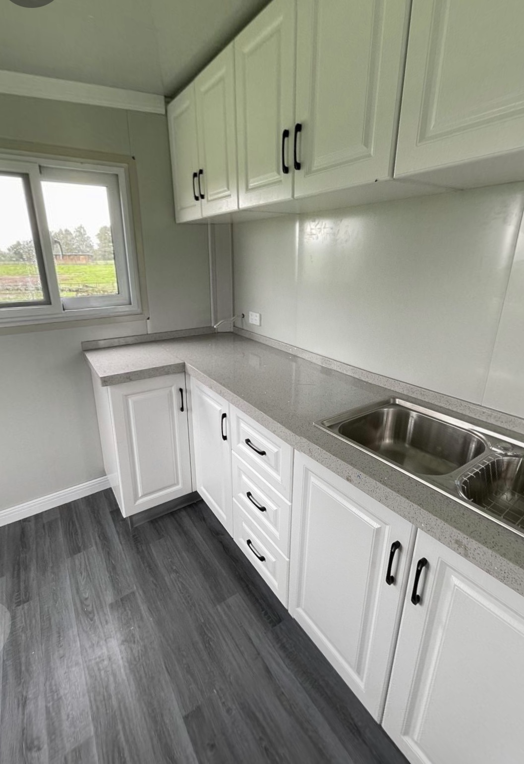 Casa mobile prefabbricata 36mq, con bagno completo e due camere da letto box