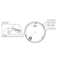 Telecamera TVCC IP Dome Wedge 4MP con IA intelligenza artificiale OEMdahua