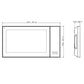 Monitor ip videocitofono, postazione interna, colore bianco, oem dahua