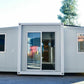 Casa prefabbricata mobile 36 mq con 2 camere da letto, wc, doccia, cucina modulo