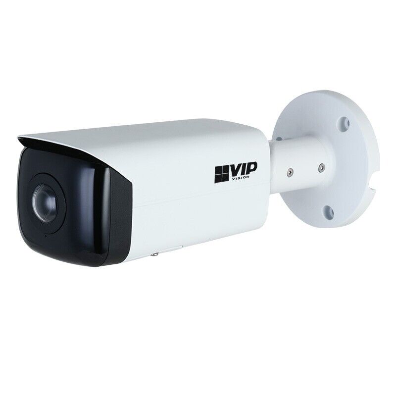 Telecamera bullet TVCC IP 4MP panoramica intelligenza artificiale, grandangolare