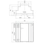 Alimentatore Mean Well  12VDC 7,5A per guida DIN