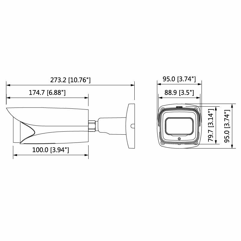 Telecamera TVCC videosorveglianza IP bullet a lungo raggio 8mp motorizzata