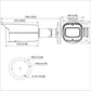 Telecamera IP bullet 8mp, motorizzata varifocale con intelligenza artificiale IA