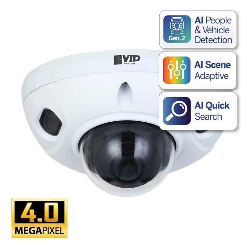 Telecamera TVCC IP Dome Wedge 4MP con IA intelligenza artificiale OEMdahua
