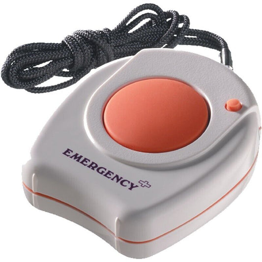 Tasto bottone pulsante antipanico di emergenza con cordino, sistema di allarme